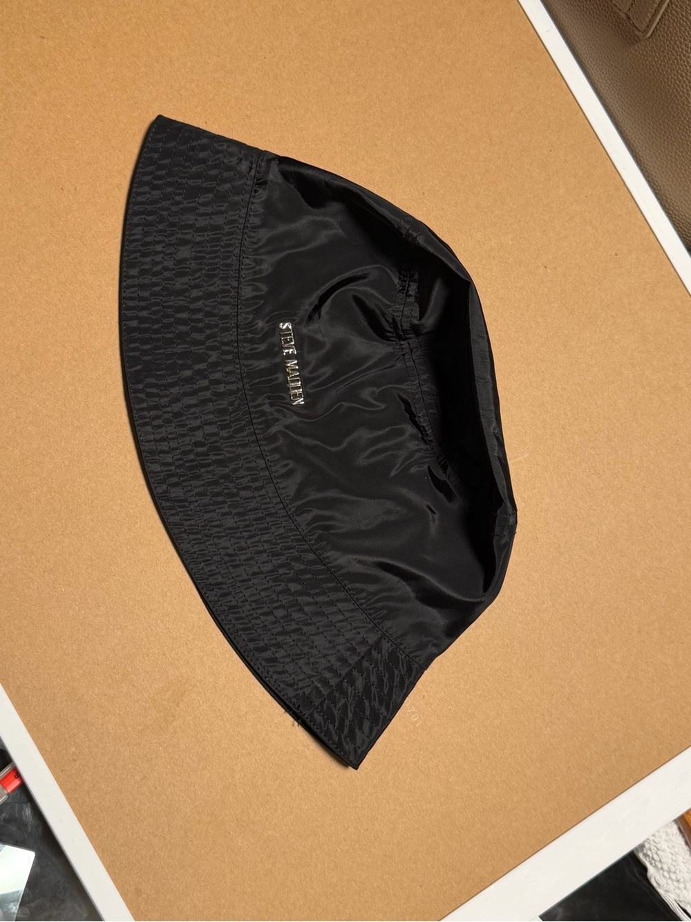 Black Steve Madden Bucket Hat